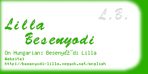 lilla besenyodi business card